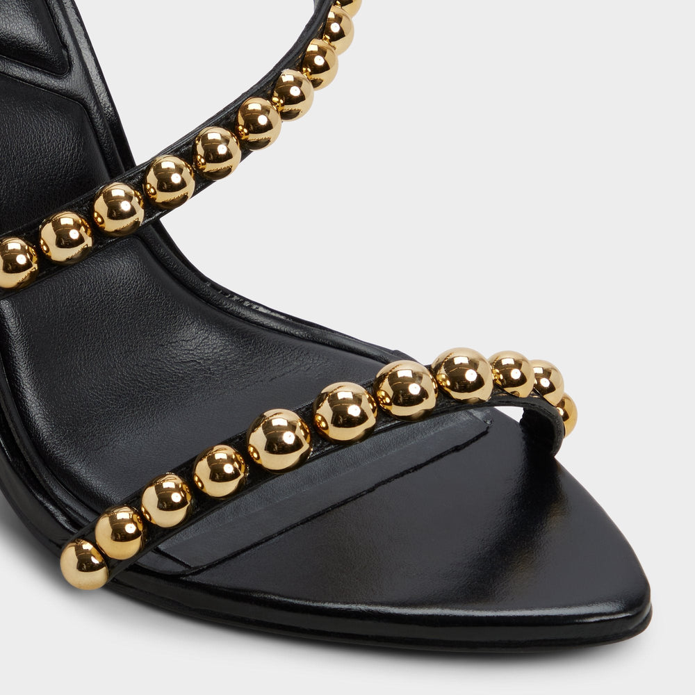 Aldo Attey in Black - Strappy heeled sandal, Stiletto heel Black