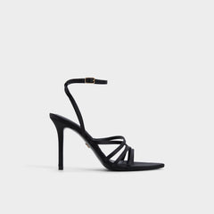 Aldo Solania Black Women's Strappy sandals - Strappy heeled sandal, Stiletto heel Black