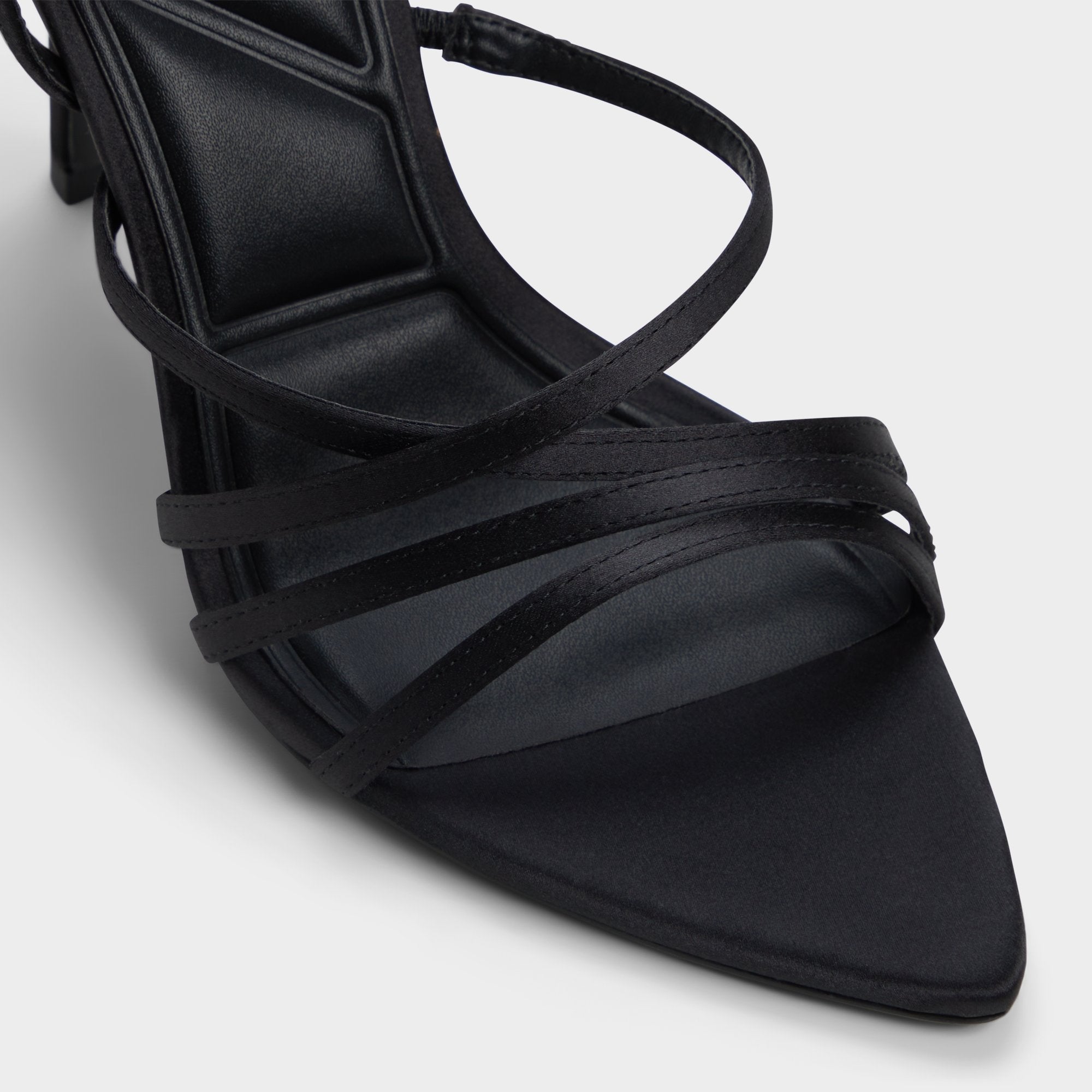 Aldo Solania Black Women's Strappy sandals - Strappy heeled sandal, Stiletto heel Black