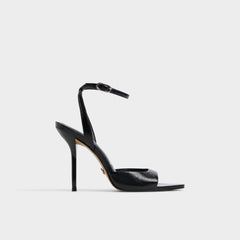 Aldo Forevermore Black Women's Strappy sandals - Strappy heeled sandal, Stiletto heel Black