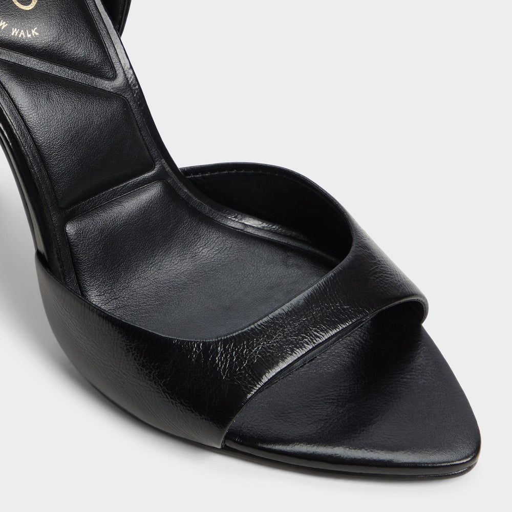 Aldo Forevermore Black Women's Strappy sandals - Strappy heeled sandal, Stiletto heel Black