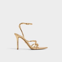 Aldo Solania Gold Women's Heeled sandals - Strappy heeled sandal, Stiletto heel Gold