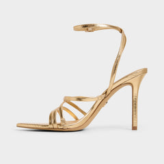 Aldo Solania Gold Women's Heeled sandals - Strappy heeled sandal, Stiletto heel Gold
