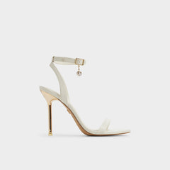 Aldo Maristou White Women's Strappy sandals - Heeled sandal, Stiletto heel White