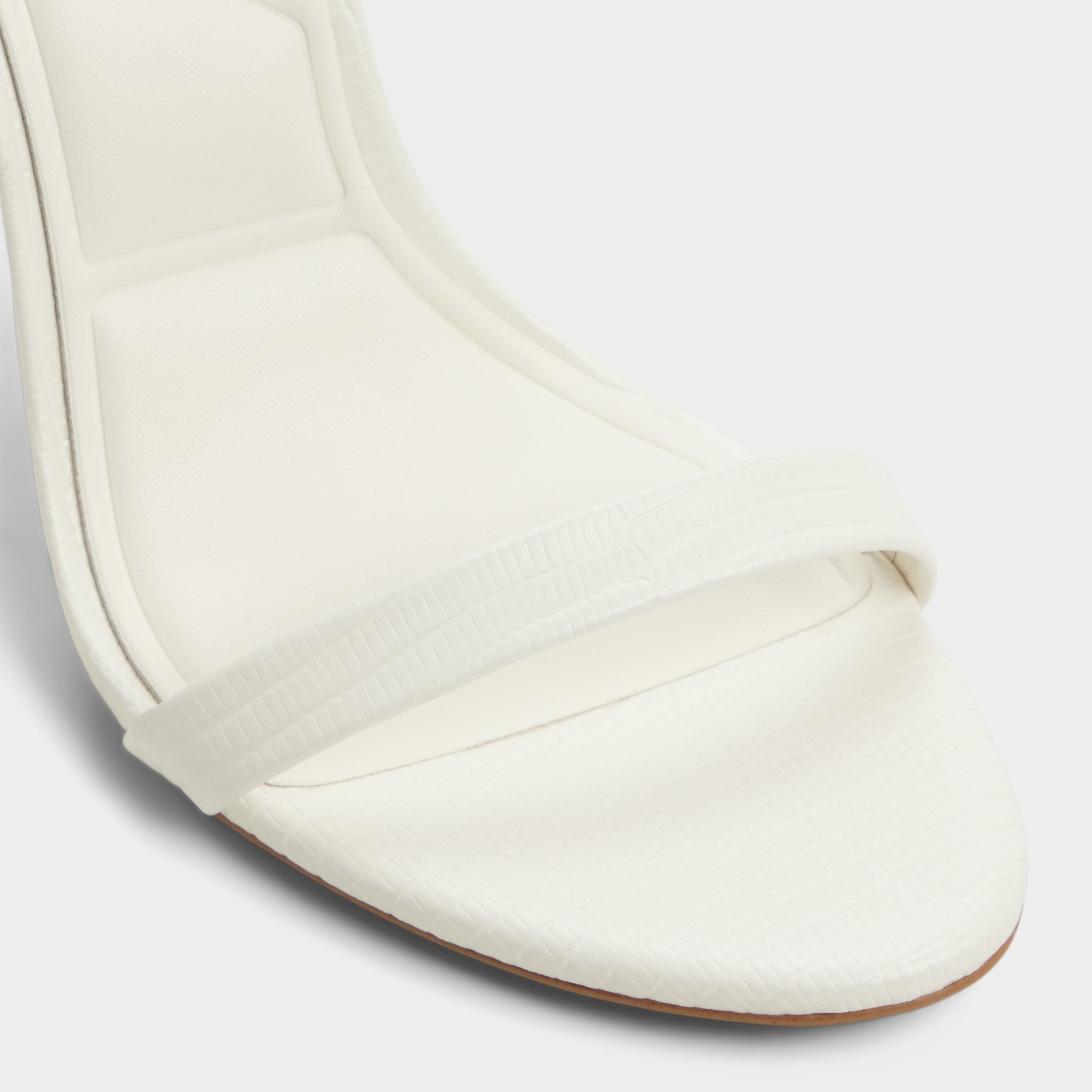 Aldo Maristou White Women's Strappy sandals - Heeled sandal, Stiletto heel White