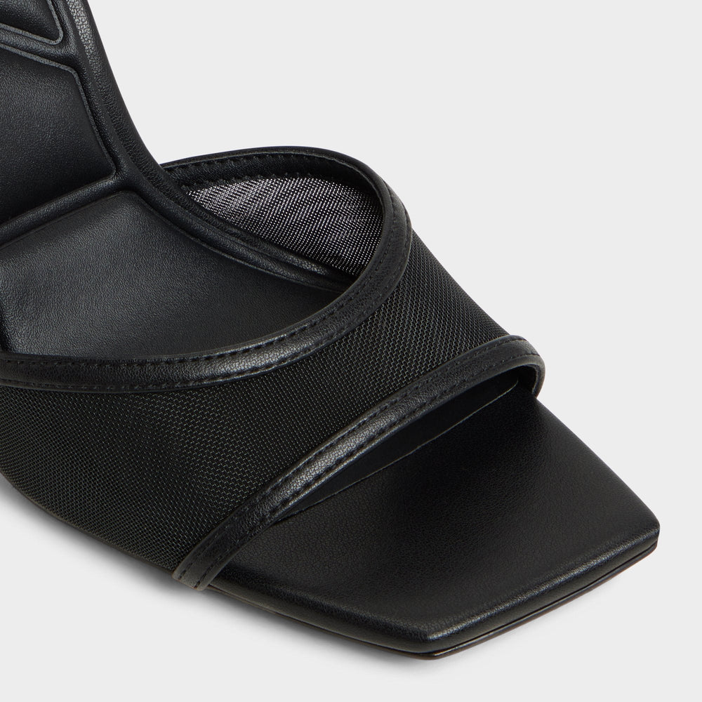 Aldo Sharra in Black 14119591 - Strappy heeled sandal, Stiletto heel Black