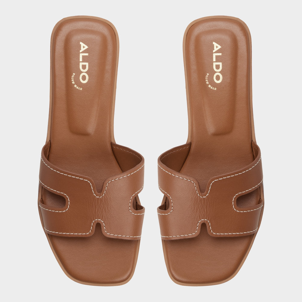 Aldo Itsandalb in Medium Brown - Slide sandal Medium brown