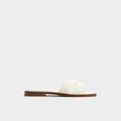 Aldo Itsandal White Women's Flats - Slide sandal White
