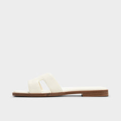 Aldo Itsandal White Women's Flats - Slide sandal White