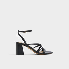 Aldo Esther Black Women's Block heels - Strappy heeled sandal, Block heel Black