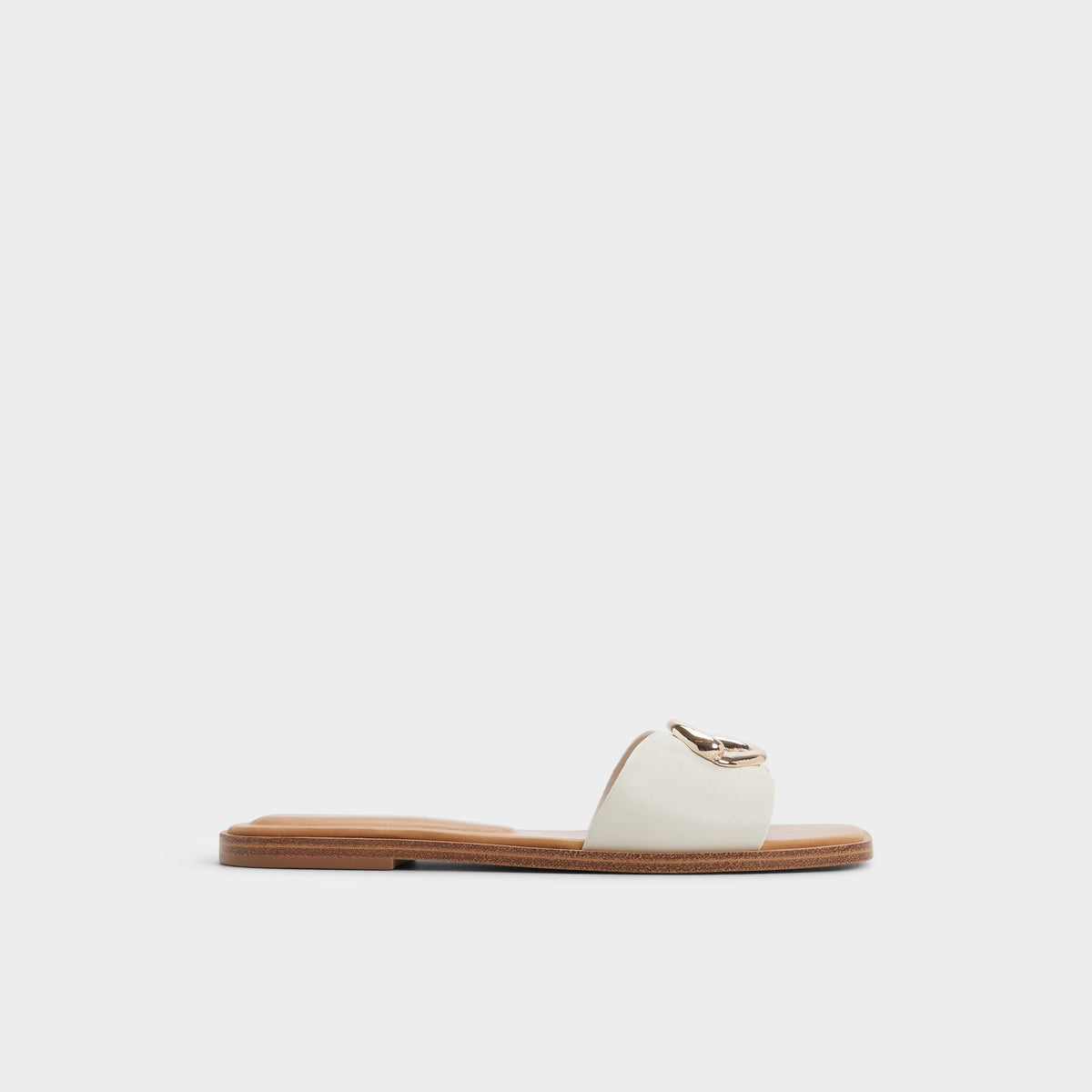Aldo Biggin in White Bone - Slide sandal White/bone