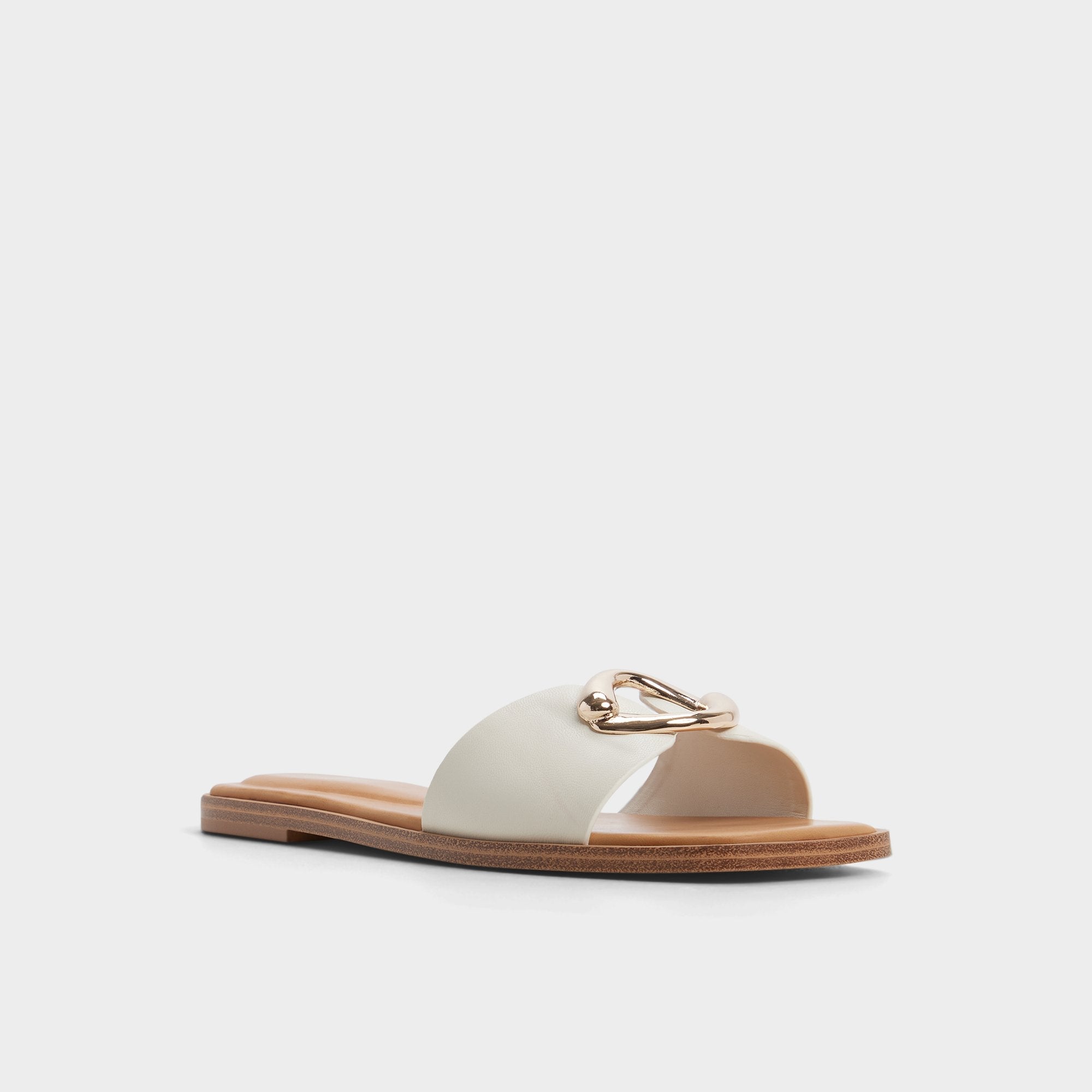 Aldo Biggin in White Bone - Slide sandal White/bone