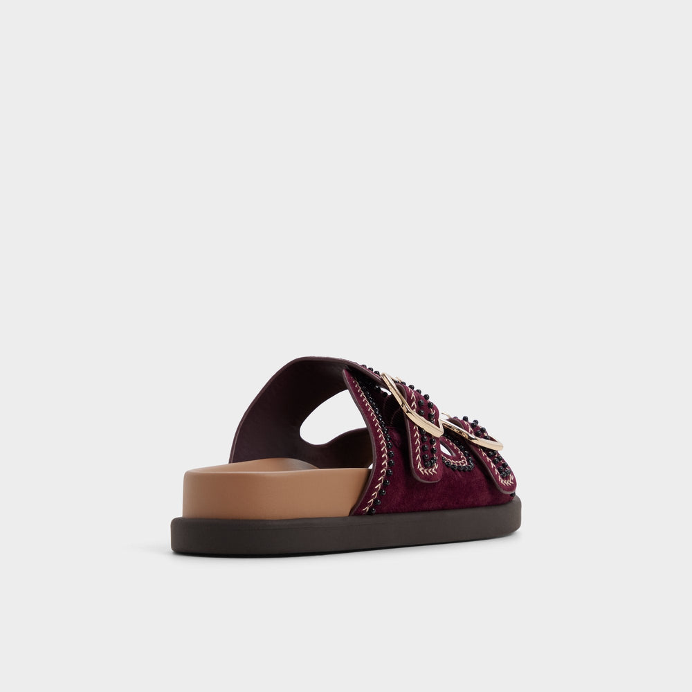 Aldo Bohochic in Bordo - Footbed sandal, Footbed sandal Bordo