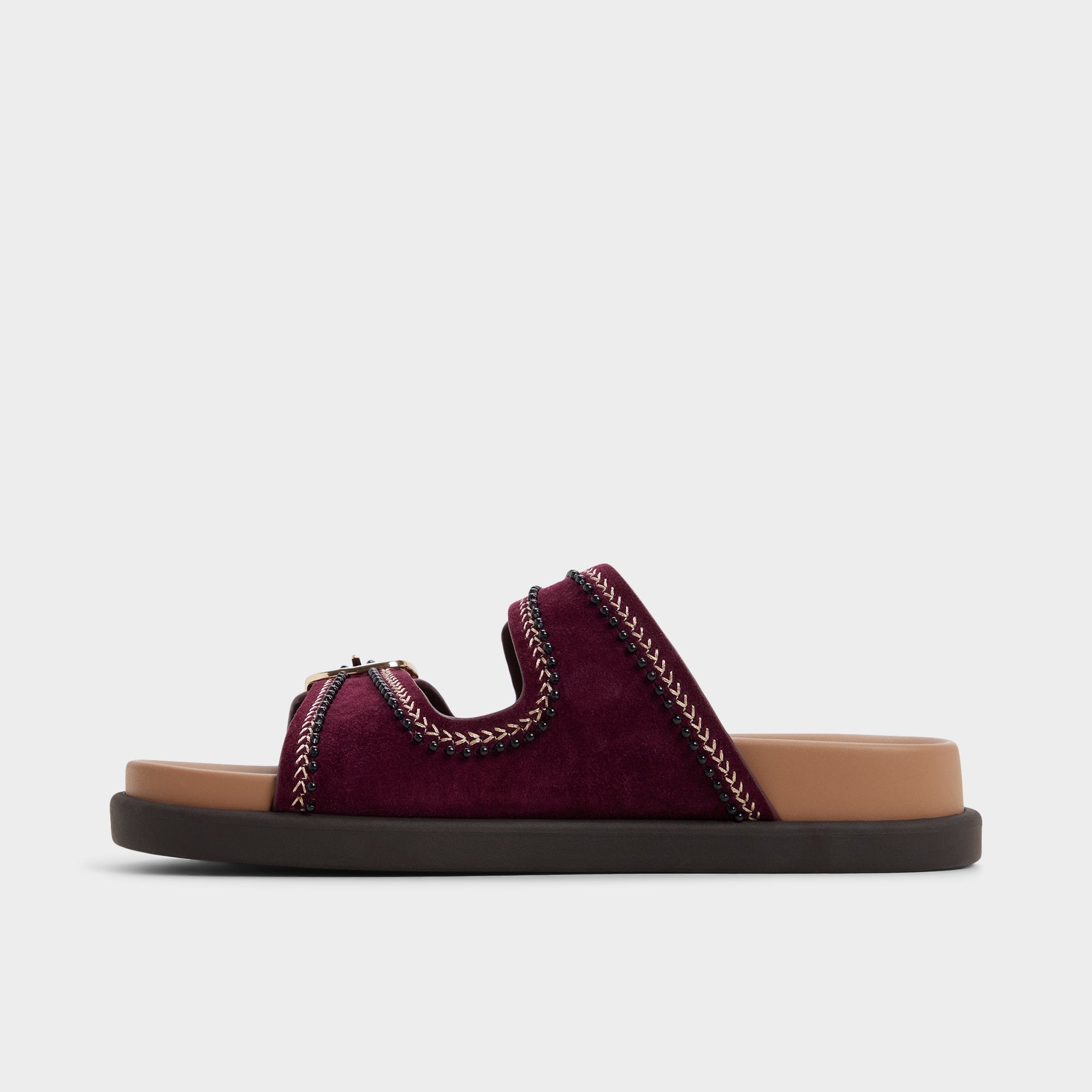 Aldo Bohochic in Bordo - Footbed sandal, Footbed sandal Bordo