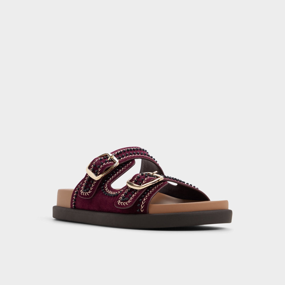 Aldo Bohochic in Bordo - Footbed sandal, Footbed sandal Bordo
