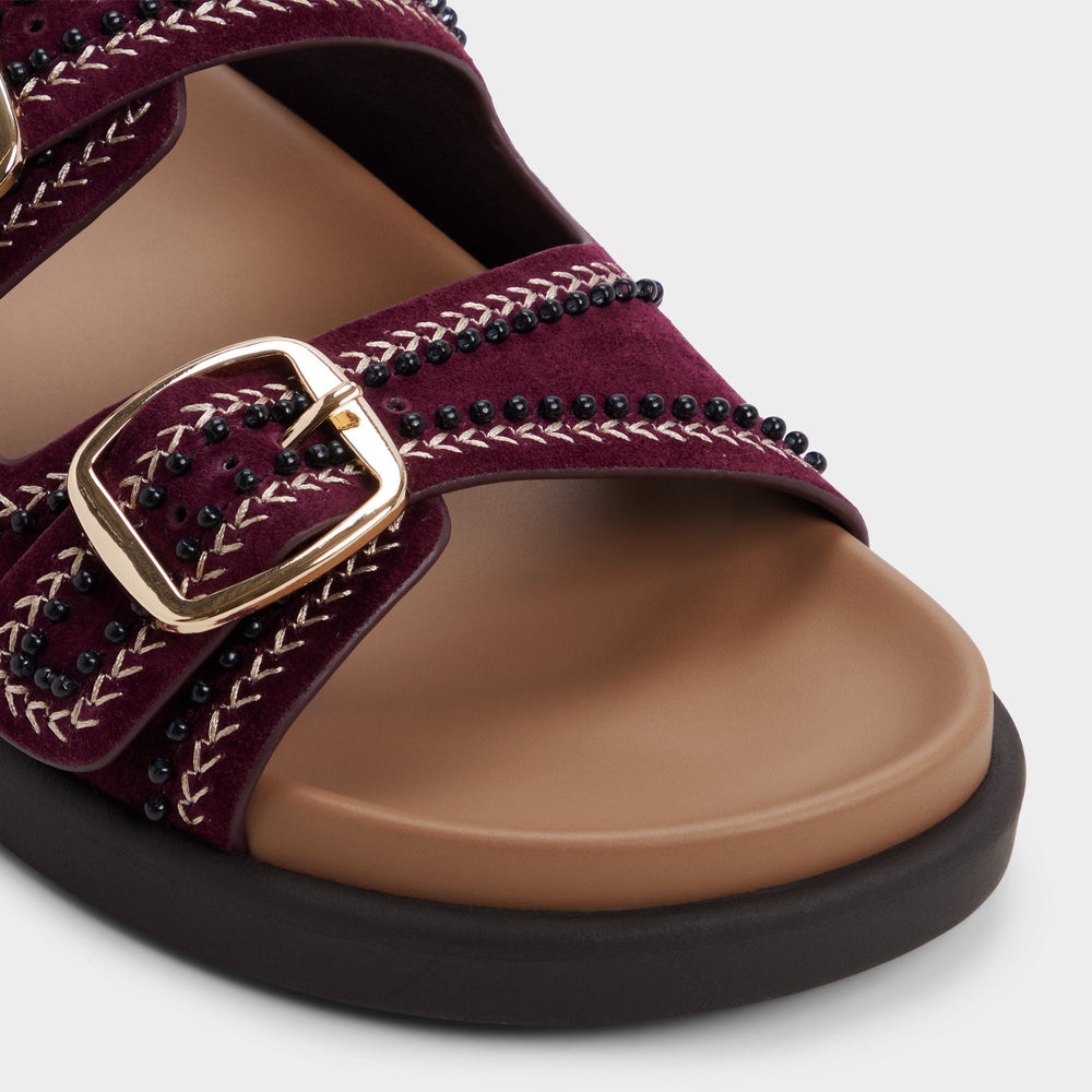 Aldo Bohochic in Bordo - Footbed sandal, Footbed sandal Bordo