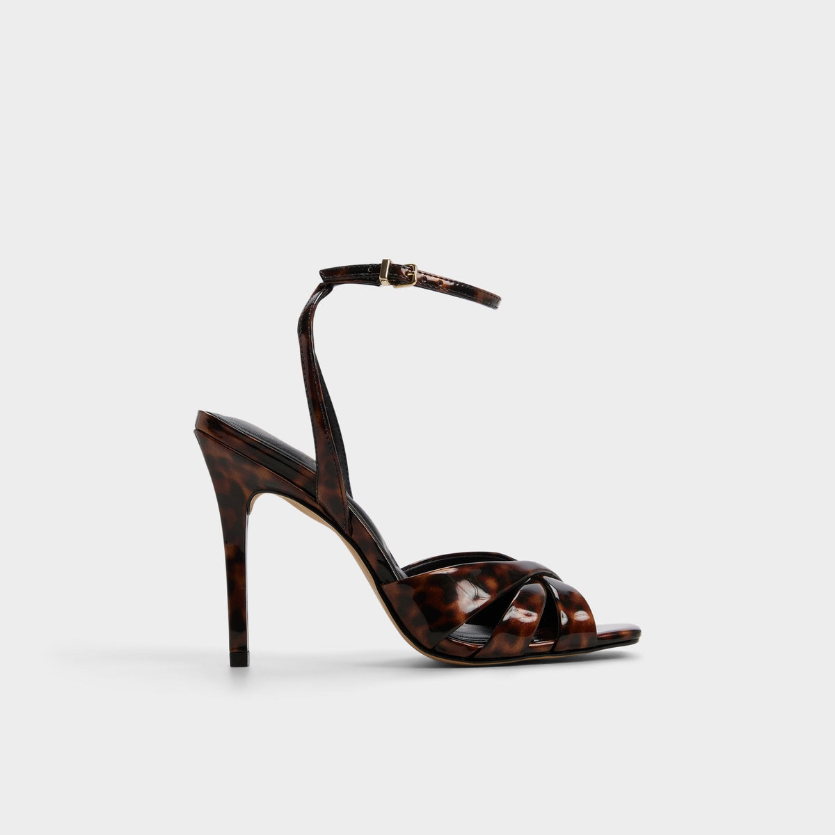 Aldo Meteora in Open Brown - Strappy heeled sandal, Stiletto heel Open brown