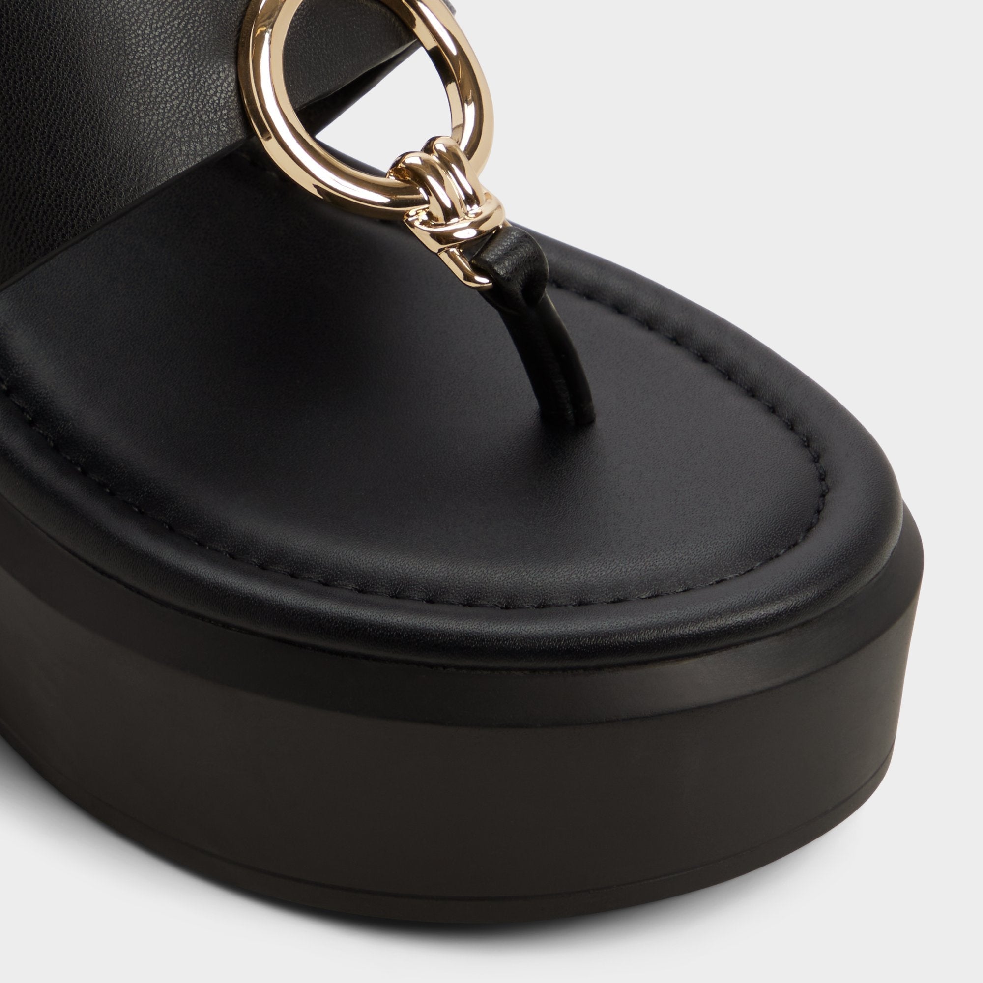 Aldo Friegan in Black - Slide sandal, Wedge heel Black