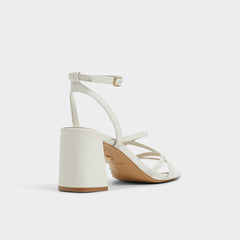 Aldo Esther Other White Women's Block heels - Strappy heeled sandal, Block heel Other white
