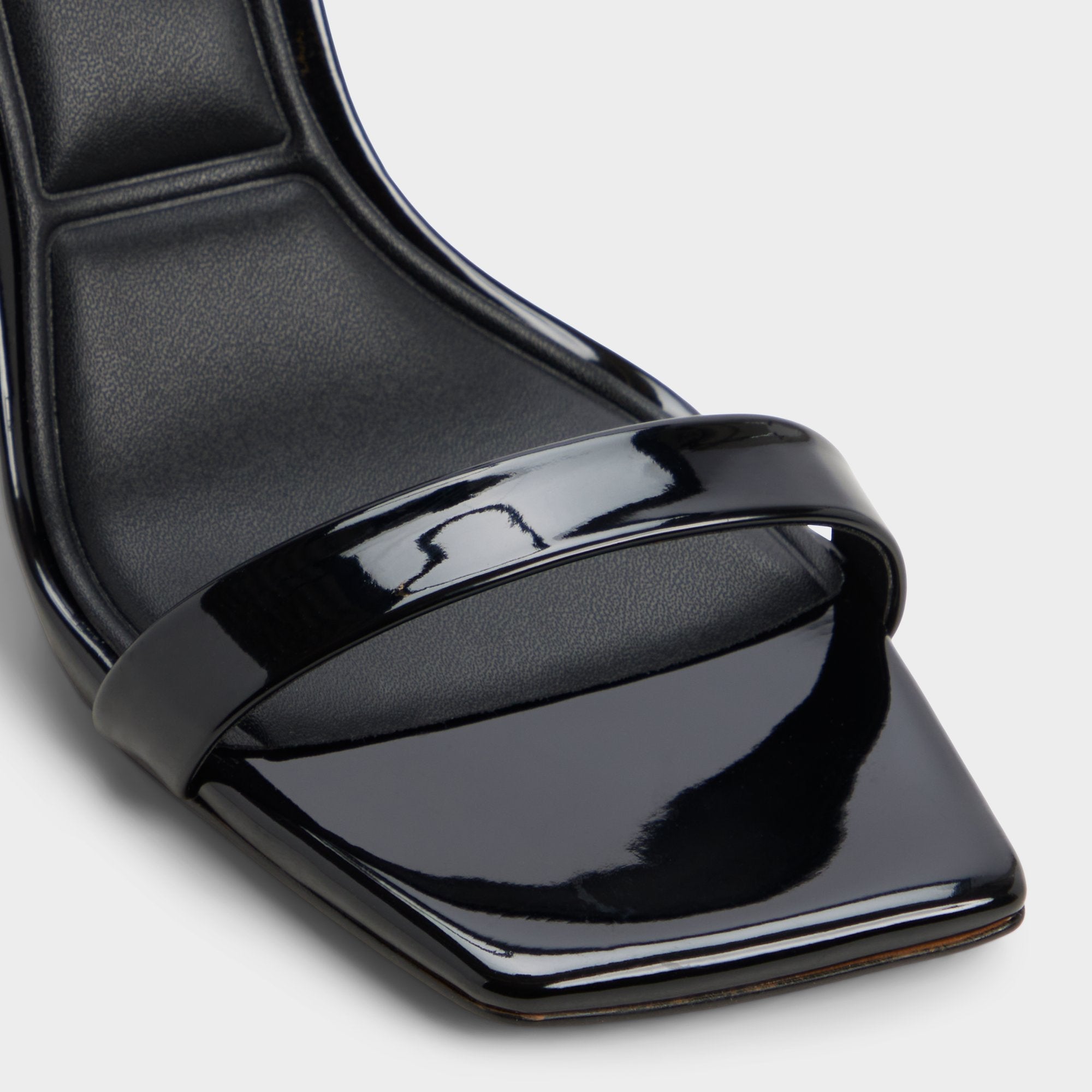 Aldo Azzira in Black - Strappy heeled sandal, Block heel Black