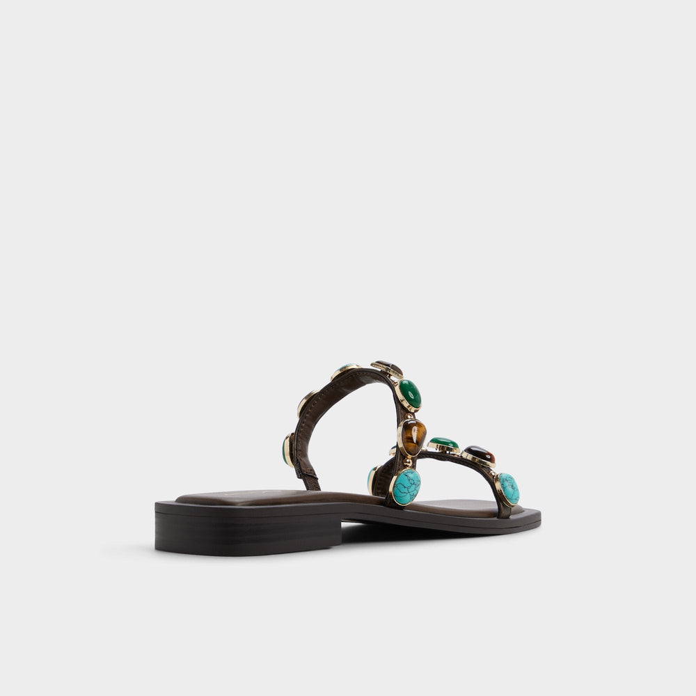 Aldo Sapphira in Dark Brown 14189967 - Slide sandal Dark brown