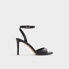Aldo Sake Black Women's Strappy sandals - Strappy heeled sandal Black