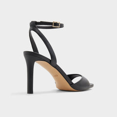 Aldo Sake Black Women's Strappy sandals - Strappy heeled sandal Black