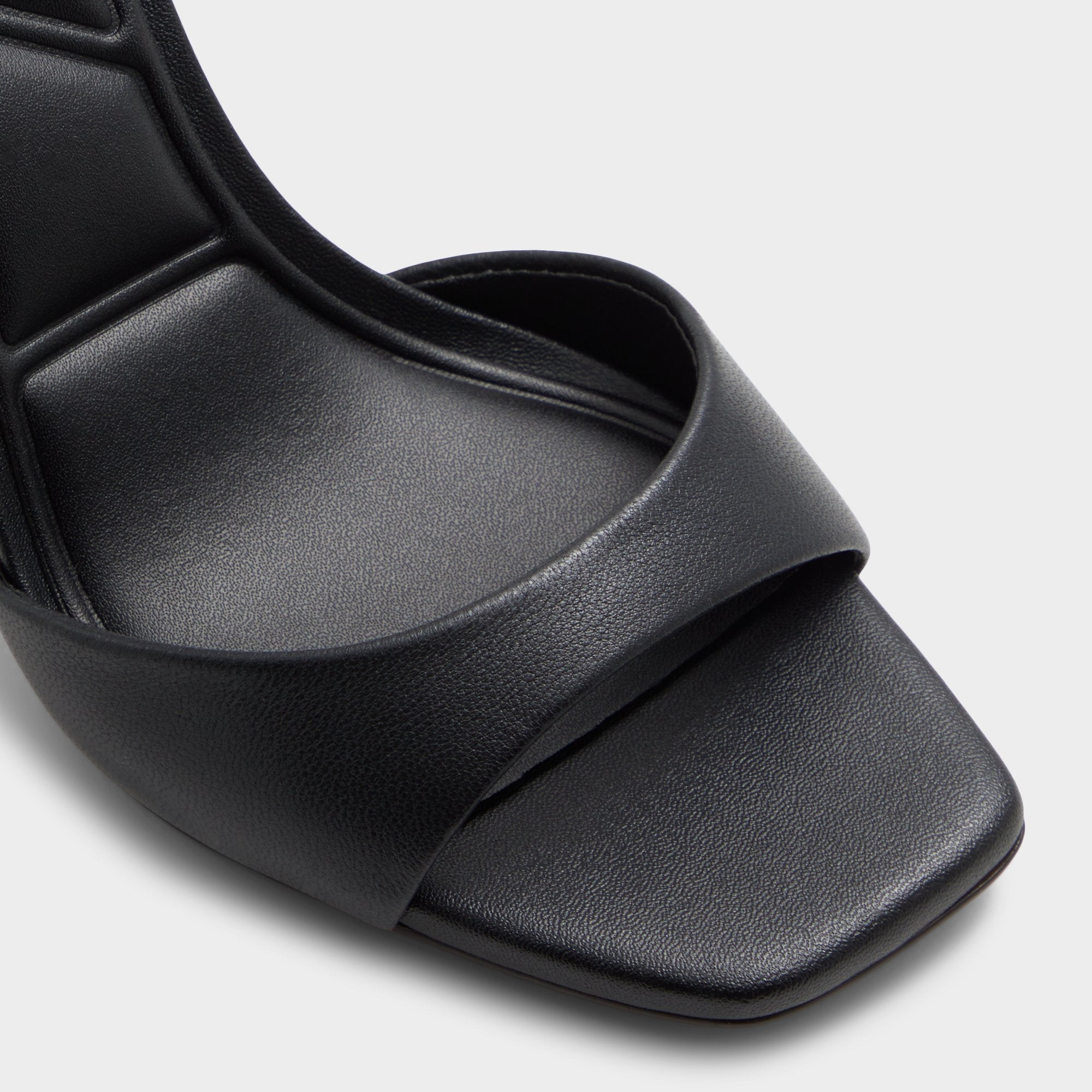 Aldo Sake Black Women's Strappy sandals - Strappy heeled sandal Black