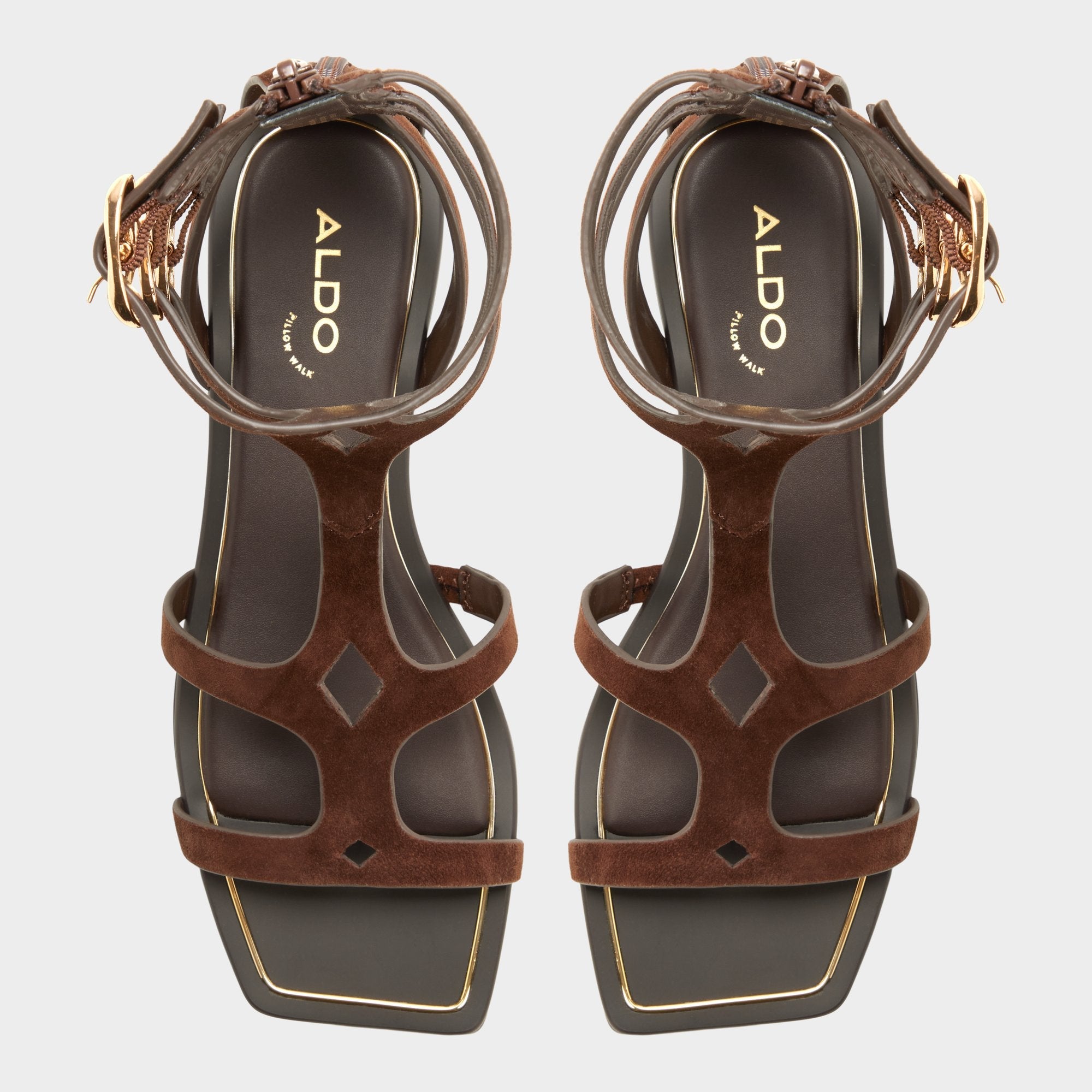 Aldo Marisea in Dark Brown - Gladiator sandal Dark brown