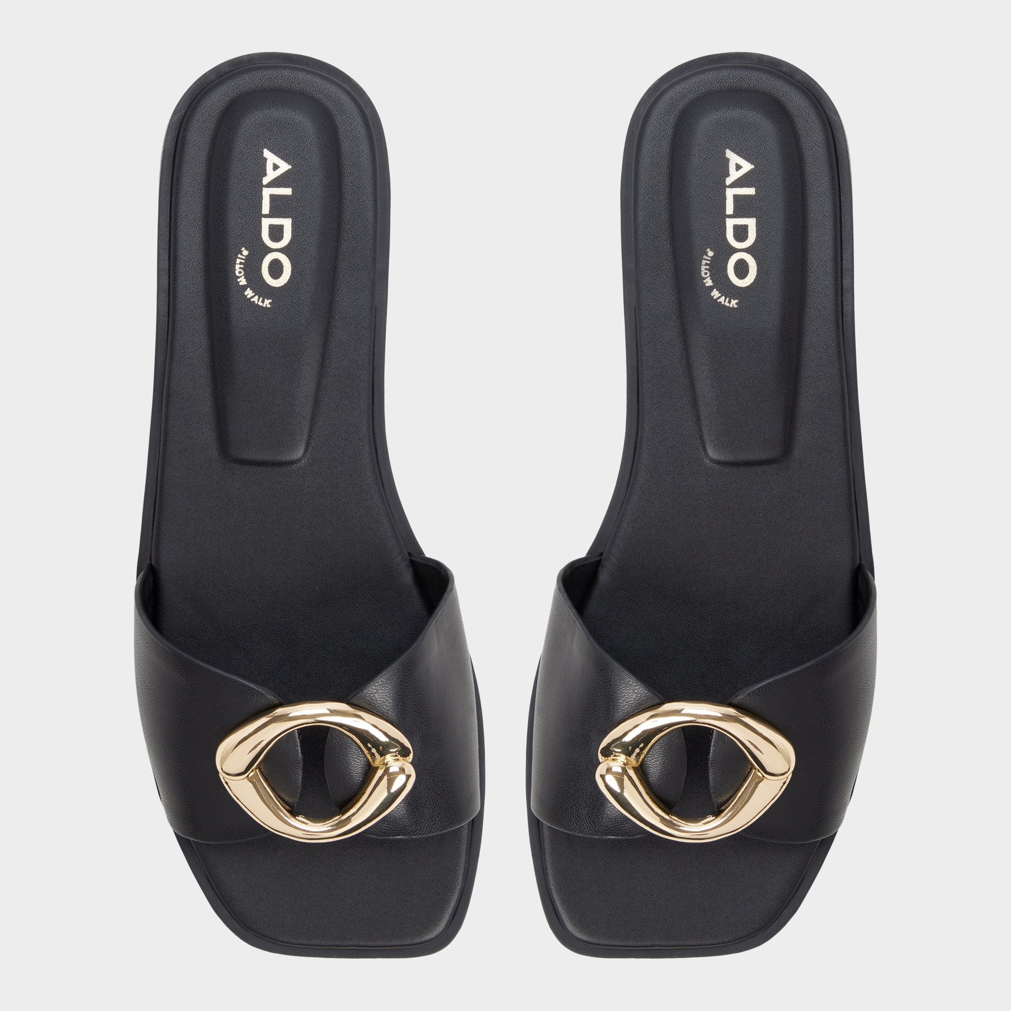 Aldo Biggin in Black - Slide sandal Black