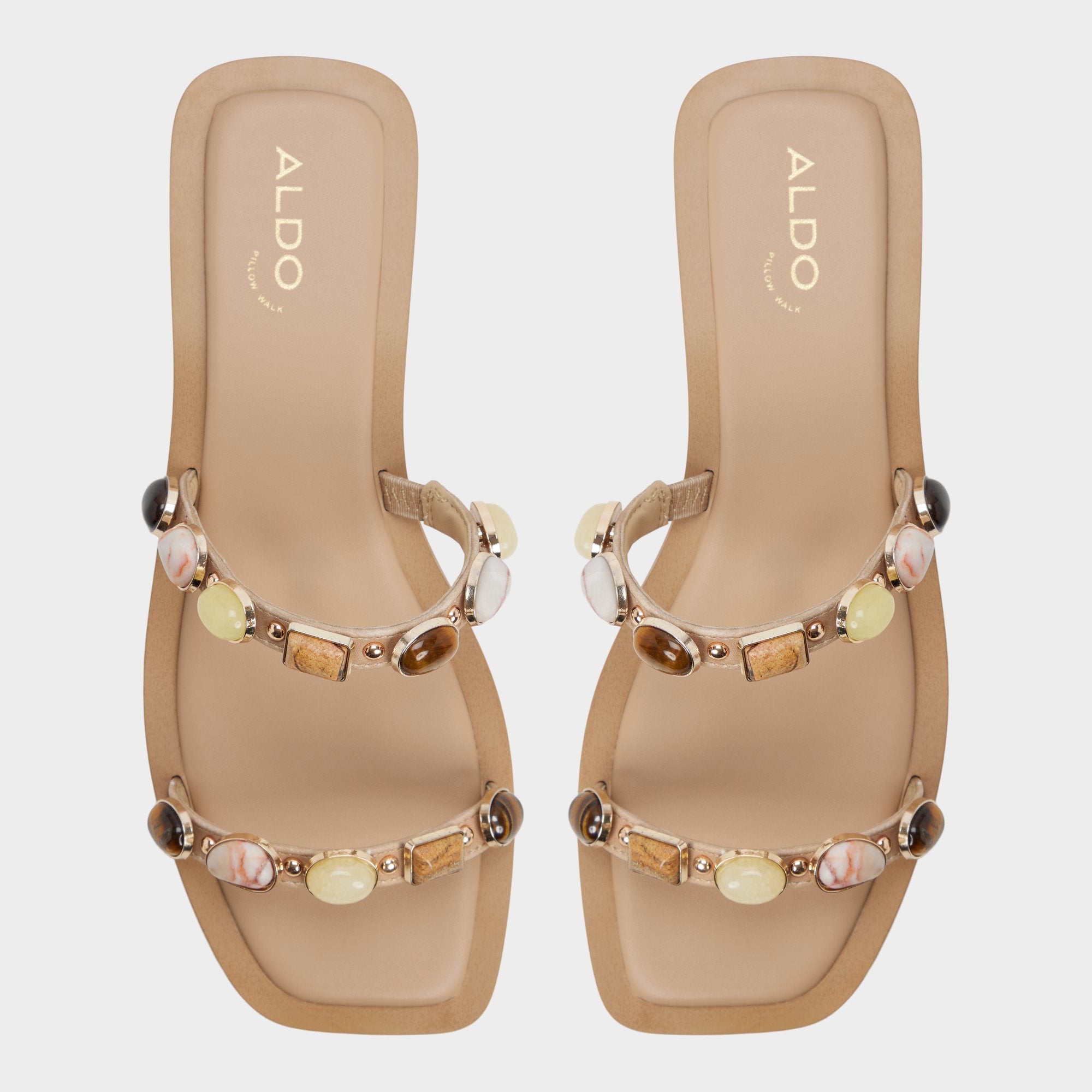 Aldo Sapphira in Medium Beige 14213541 - Slide sandal Medium beige