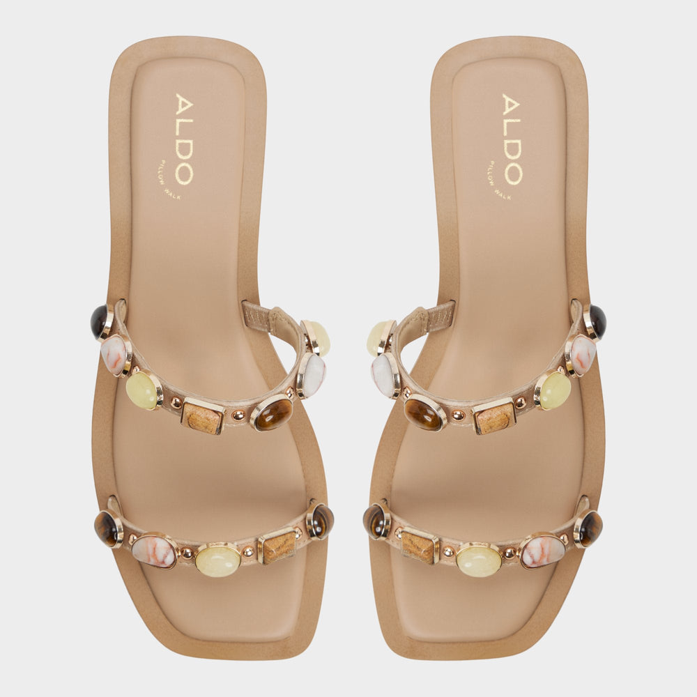 Aldo Sapphira in Medium Beige 14213541 - Slide sandal Medium beige