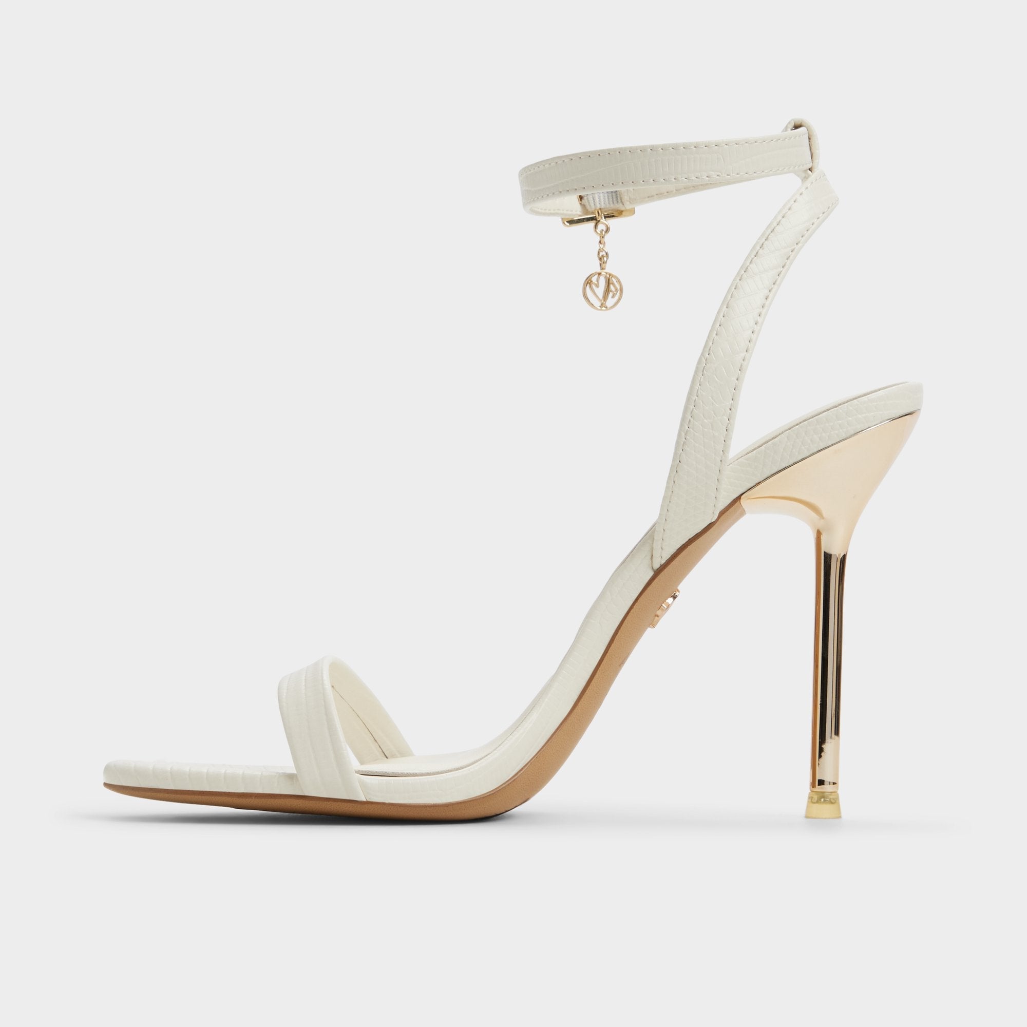 Aldo Maristou-xt White Women's Heeled sandals - Strappy heeled sandal, Stiletto heel White