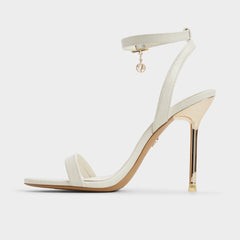 Aldo Maristou-xt White Women's Heeled sandals - Strappy heeled sandal, Stiletto heel White