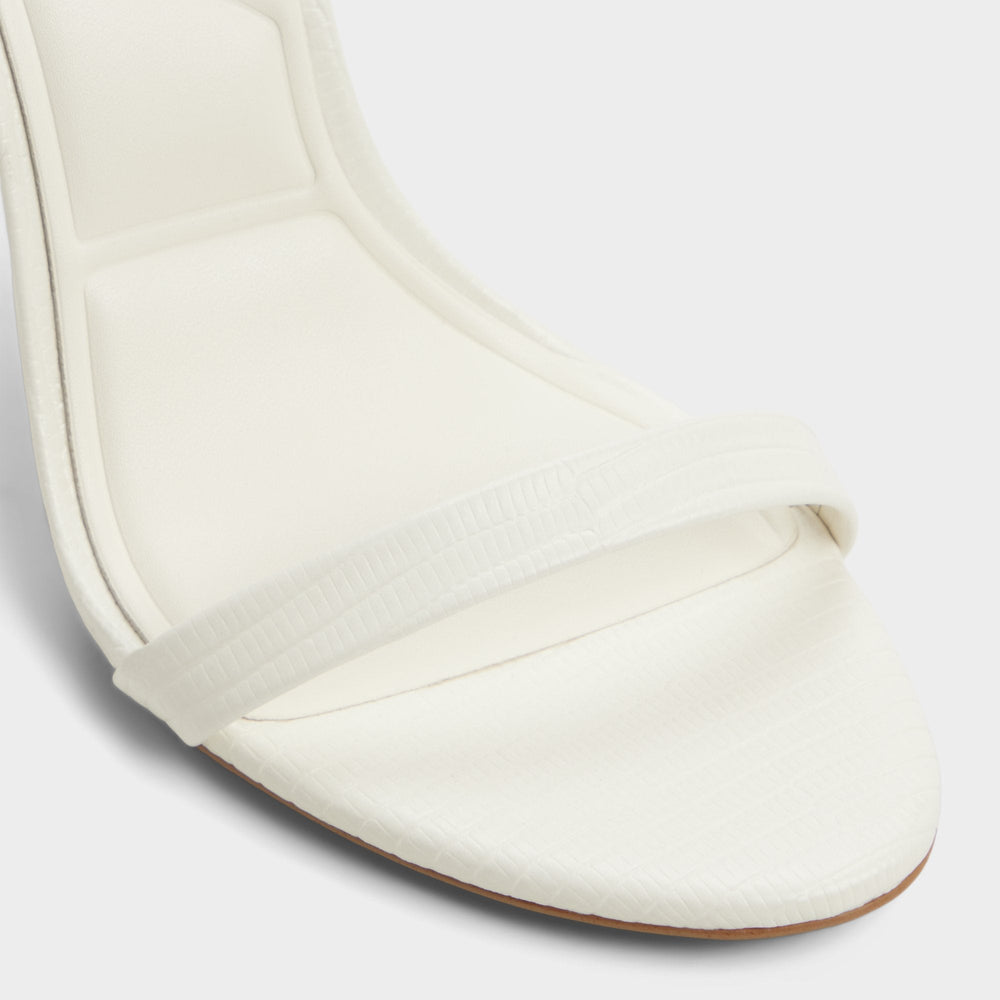 Aldo Maristou-xt White Women's Heeled sandals - Strappy heeled sandal, Stiletto heel White