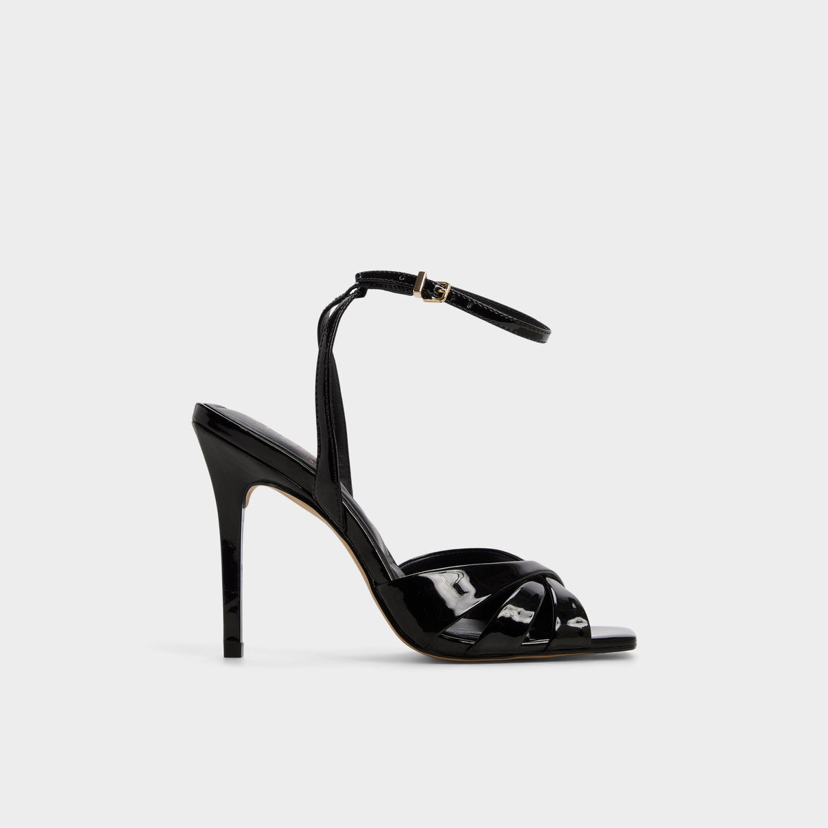 Aldo Meteora in Black - Strappy heeled sandal, Stiletto heel Black