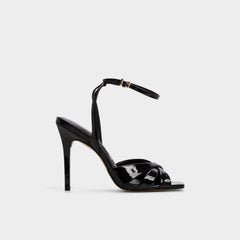 Aldo Meteora in Black - Strappy heeled sandal, Stiletto heel Black