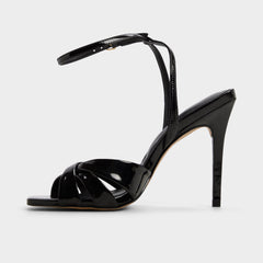 Aldo Meteora in Black - Strappy heeled sandal, Stiletto heel Black