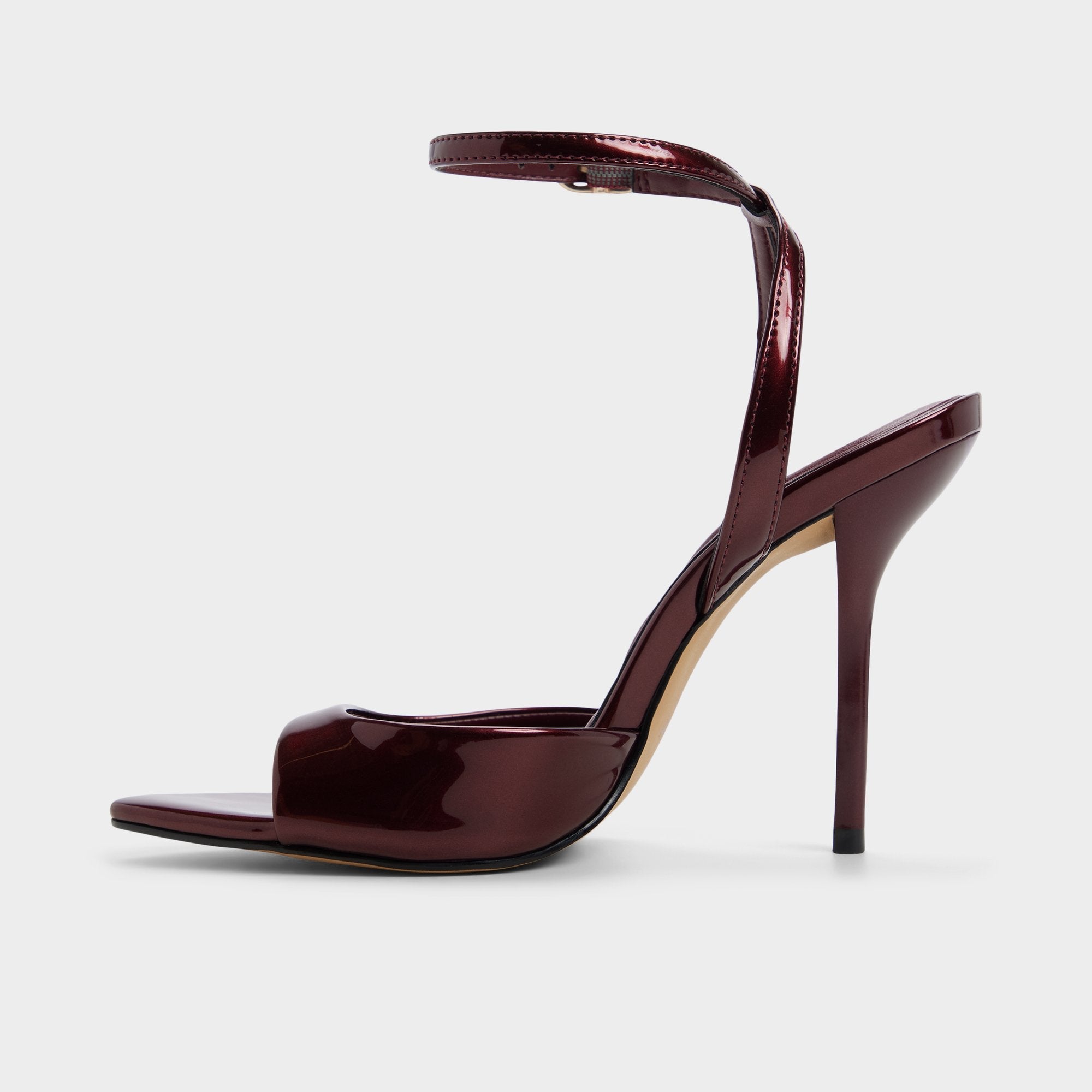 Aldo Forevermore in Medium Red - Strappy heeled sandal, Stiletto heel Medium red