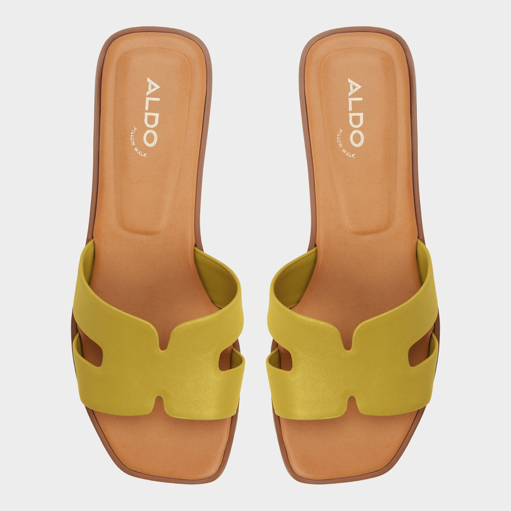 Aldo Itsandal in Other Yellow - Slide sandal Other yellow