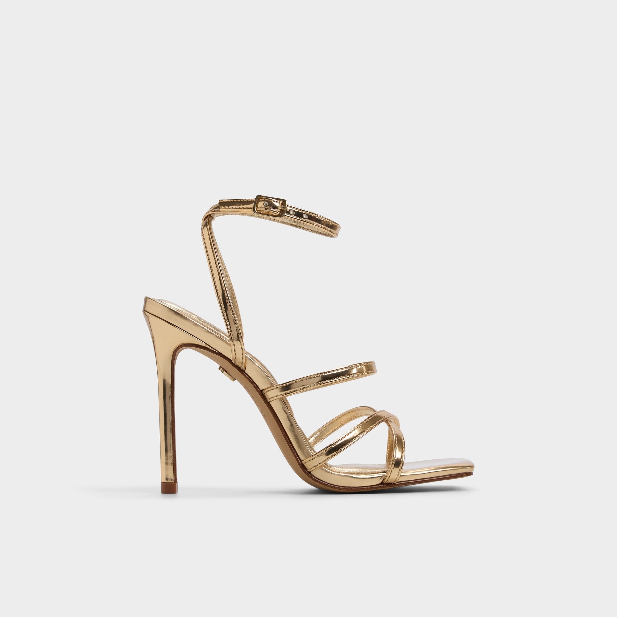Aldo Galoi Gold Women's Iridescent metallics - Strappy heeled sandal Gold