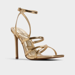 Aldo Galoi Gold Women's Iridescent metallics - Strappy heeled sandal Gold
