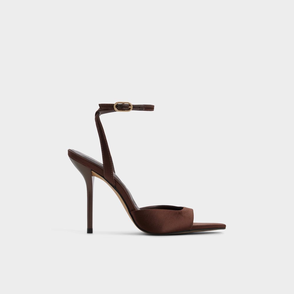 Aldo Forevermore in Dark Brown 14154135 - Strappy heeled sandal, Stiletto heel Dark brown