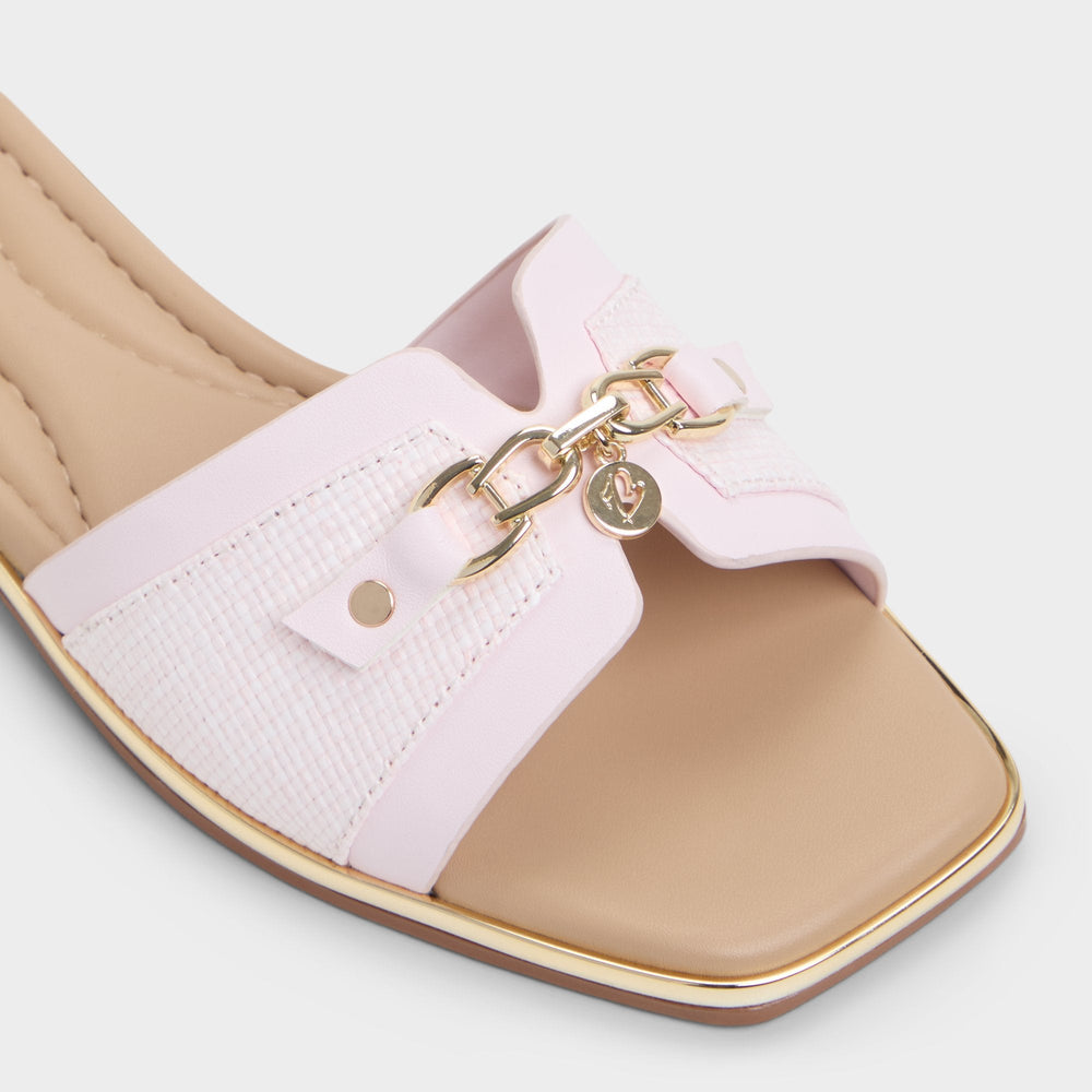 Aldo Alamassi Light Pink Women's Flats - Slide sandal Light Pink