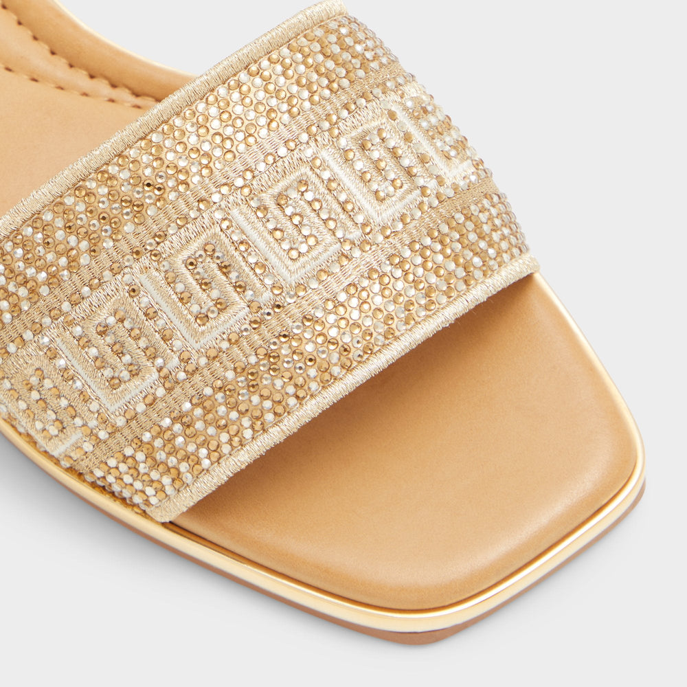 Aldo Oceania in Xt Gold - Slide sandal Gold