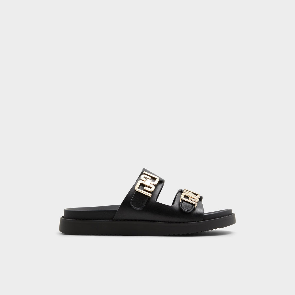 Aldo Alessie Black Women's Footbed sandals - Footbed sandal, Footbed sandal Black