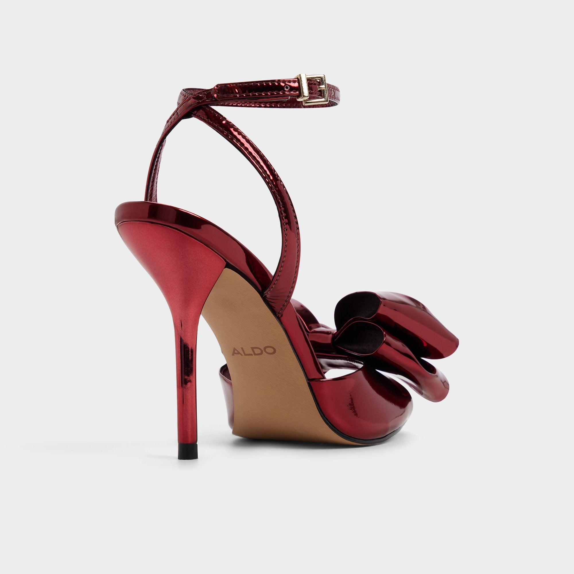 Aldo Tinsletta in Medium Red - Heeled sandal, Stiletto heel Medium red