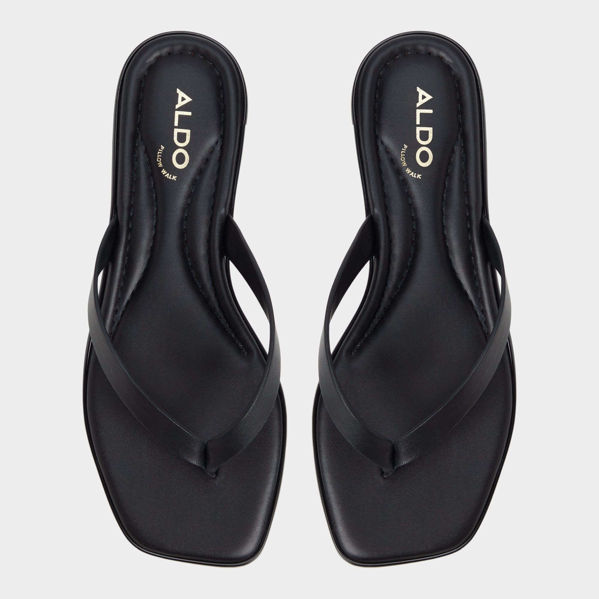 Aldo Theao Black Women's Flats - Flip flop Black