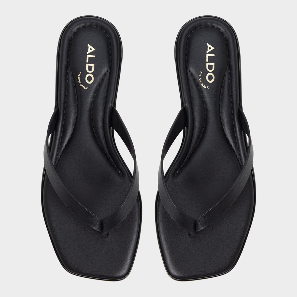 Aldo Theao Black Women's Flats - Flip flop Black