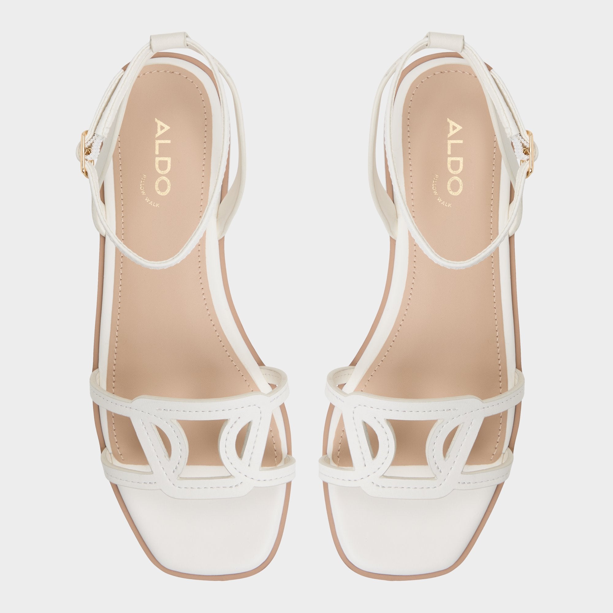 Aldo Greengrove White Women's Flats - Flat sandal White